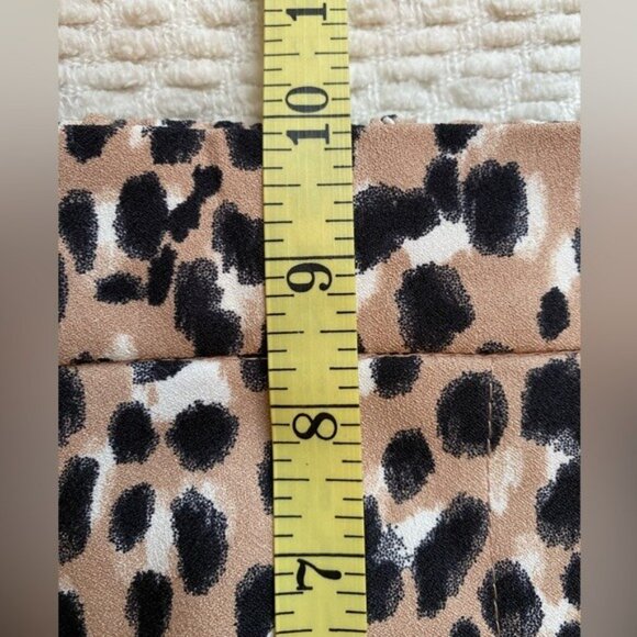 Banana Republic Hayden Pant Animal Print Size 10 Slim Fit Professional Trousers - Picture 8 of 8